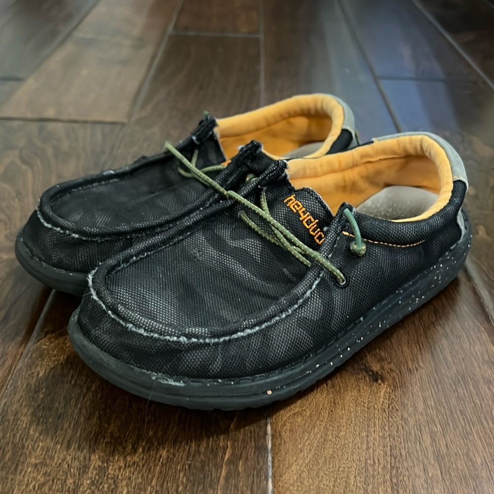 Boys Hey Dude Wally Camo Shoes